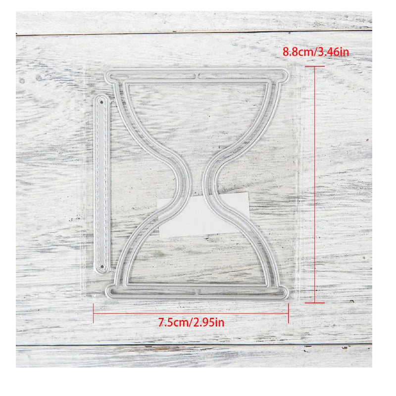 Sand Timer Pattern Cutting Dies | Embossing Stencils Stencil Mold for Card