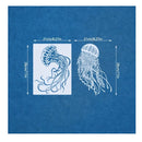 4 Jellyfish Theme Templates | Jellyfish Theme Hollow Spray Paint Stencil