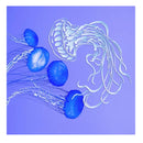 4 Jellyfish Theme Templates | Jellyfish Theme Hollow Spray Paint Stencil
