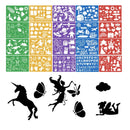 20 Journal Stencils For Crafts | Plastic Painting Stencils