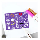 20 Journal Stencils For Crafts | Plastic Painting Stencils