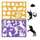 20 Journal Stencils For Crafts | Plastic Painting Stencils