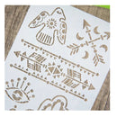 Swallow Palm Arrows Eyes DIY Scrapbook Stencil Wall Painting Stencils