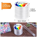 1mm 100m/328ft Elastic Bracelet String Cord Stretch Bead Cord For Jewelry Making And Bracelet Making