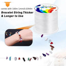 1mm 100m/328ft Elastic Bracelet String Cord Stretch Bead Cord For Jewelry Making And Bracelet Making