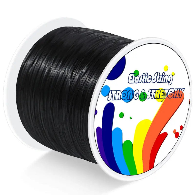 1mm 100m/328ft Elastic Bracelet String Cord Stretch Bead Cord For Jewelry Making And Bracelet Making