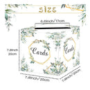 Greenery Card Box Floral Money Card Box Gift Card Holder Box | Card Holders For Wedding Reception Baby Shower Birthday