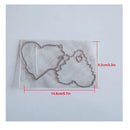 Valentine's Day Heart Clear Stamps And Cutting Dies DIY