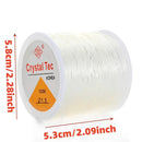 0.5-1.5mm Elastic Cord String Transparent Elastic Thread For Jewelry Making Diy Bracelet Necklace Beaded Accessories