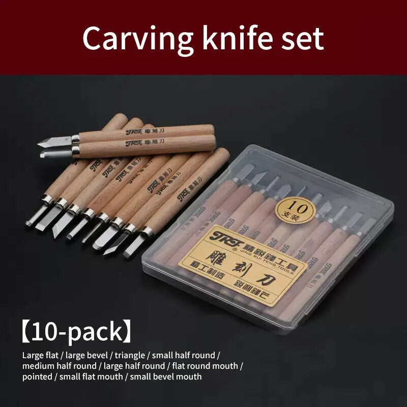 Wood Carving Tools 8/10 Pcs Set | Premium Grade Wood Chisel