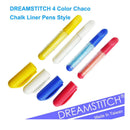 DREAMSTITCH 4 Colors Chaco Chalk Liner Pens Style | Chaco Chalk Marker Needle Felting Tool Sewing Tools