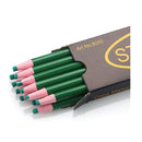 12 Pieces Sewing Marking Chalk Pen | Tailor's Marking And Scribing Tools | Free Cut Chalk Sewing Fabric Pencil | 6 Colors