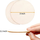 Unfinished Wood Circle 3 Inch Wooden Circles For Crafts For Wooden Coasters