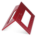 Woodworking Ruler Square 45 90 Degrees Metric Gauge Aluminum Alloy Marking Gauge Angle Edge Measuring Tool