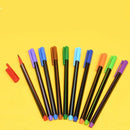 24pcs | box MACACO 24 Colors In Hard Box Head Brush Pen Triangle Water Color Markers
