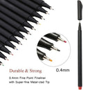 24pcs Colorful Pens | Color Pens Set | Bright Colors Fine Point Pens Colored Pens