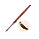 Kolinsky Acrylic Nail Brush With 100% Sable Hair | Size 8 | Color Red
