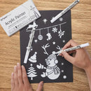 Paint Pens White Marker 6pcs | Pack | 0.7mm Acrylic White Permanent Marker | White Paint Pens