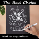 Paint Pens White Marker 6pcs | Pack | 0.7mm Acrylic White Permanent Marker | White Paint Pens