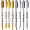 6pcs Premium Metallic Markers Pens