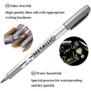 6pcs Premium Metallic Markers Pens