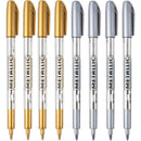 6pcs Premium Metallic Markers Pens