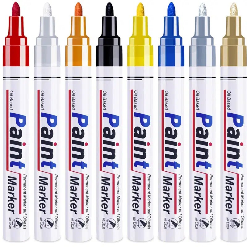 8 Colors Paint Markers | DIY Painting Tools Set