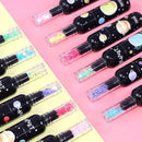 6pcs | Set Creative Wine Bottle Styling Planet Highlighter Student Stationery Marker Pen Kid