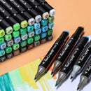 100 Colors Markers Set | Double Headed Marker Pen | Student Animation For Bookmark Manga Drawing Painting | School Art Supplies