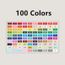 100 Colors Markers Set | Double Headed Marker Pen | Student Animation For Bookmark Manga Drawing Painting | School Art Supplies