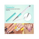 Nail Liner Brushes Set | Diamond Application | Sizes 5/7/9/11/20mm | 5 Units
