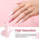 AZUREBEAUTY Nude Pink Glitter Transparent Neutral Skin Dip Powder Nail Starter Kit | All Seasons 4 Colors Dipping Powder Set