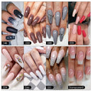 AZUREBEAUTY 17 Pcs Dip Powder Nail Kit Starter | 8 Colors Classic Nude Brown Pink All Season Acrylic Dipping Powder Liquid Set