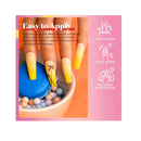 Beetles Dip Powder Nail Kit 20 Dip Powder Colors Sunset Yellow Collection Orange-Red-Blue Colors Dip Nails Powder Kit | D-Sunset Soiree