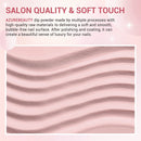 AZUREBEAUTY Nude Pink Glitter Transparent Neutral Skin Dip Powder Nail Starter Kit | All Seasons 4 Colors Dipping Powder Set