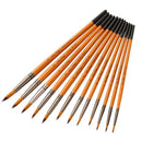 Nylon Wool Watercolor Hook Line Brush Fine Detail Painting Brushes For Art PaintingMiniature Model Paint Brush Set