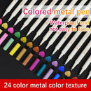 24-color Metallic Paint Marker