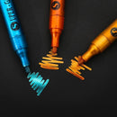 12 Colors Super Metallic Paint Marker For Rock Painting | Ceramic | Glass | Wood  Fabric