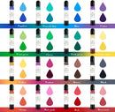 YRYM HT Candle Dye - 16 Popular Colors Candle Making Liquid Dye for Candle Making - Candle Color Dye for Candle Making, Safe | 16 Bottle