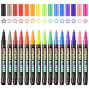 18 Colors Double Line Outline Metal Pen DIY Marker Pen Gifts For Boys And Girls