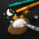 12 Colors Super Metallic Paint Marker For Rock Painting | Ceramic | Glass | Wood  Fabric