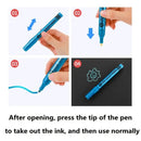 12 Colors Super Metallic Paint Marker For Rock Painting | Ceramic | Glass | Wood  Fabric