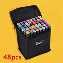 48 Color Dual Brush Head Art Marker Penz