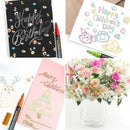 18 Colors Double Line Outline Metal Pen DIY Marker Pen Gifts For Boys And Girls