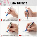 Permanent Markers Oil Based Paint Pen Medium Tip Marker Pen