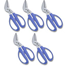 CANARYCorrugated Cardboard Scissors | Heavy Duty Craft Scissors | Japanese Stainless Steel Blade | 5 Piece Bulk Set