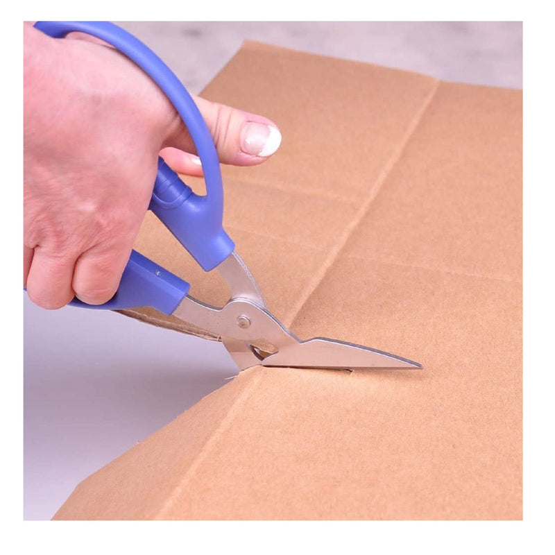 CANARYCorrugated Cardboard Scissors | Heavy Duty Craft Scissors | Japanese  Stainless Steel Blade | 5 Piece Bulk Set