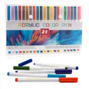 21 Color Washable Acrylic Paint Pens | Paint Marker Dry Fast | Permanent | Paint Marker Pen Set