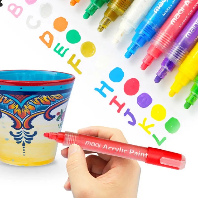 28 Colors Acrylic Marker Pen Set