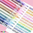 Macaco 12pcs Double Line Marker Outline Color Pen Set